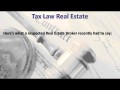 Tax Law & Real Estate
